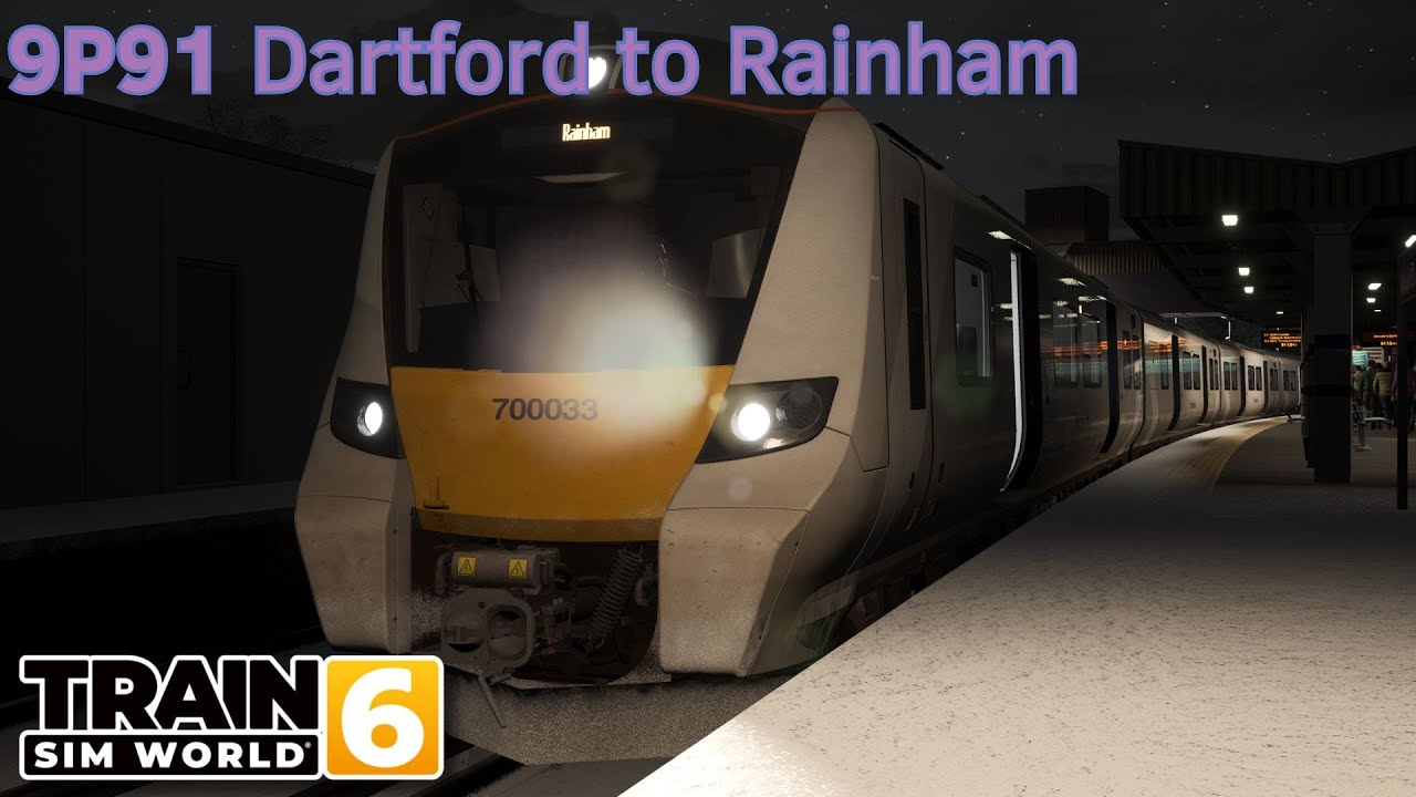 9P91 Dartford to Rainham - Southeastern High Speed - Class 700 - Train Sim World 6