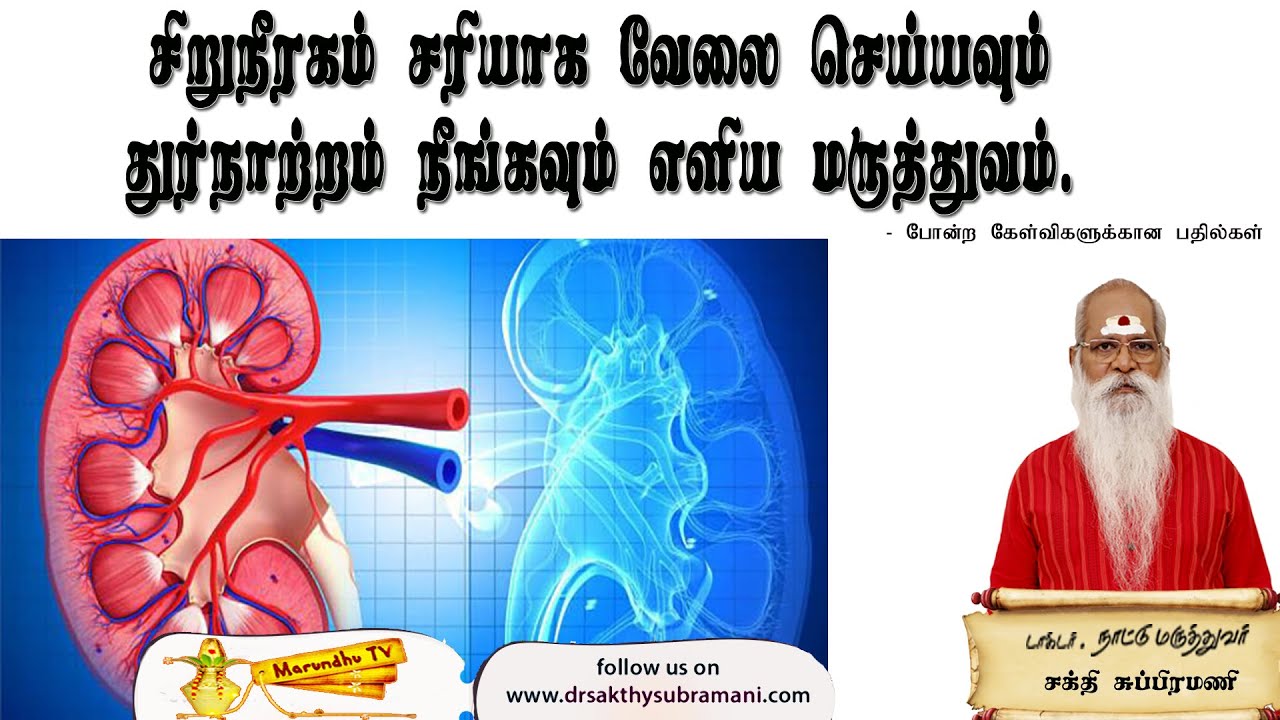 சிறுநீரகம் சரியாக வேலை செய்யவும் துர்நாற்றம் நீங்கவும் எளிய மருத்துவம்.
