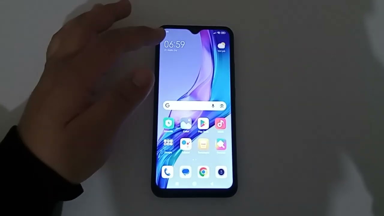 Redmi 9 acil durum alarm