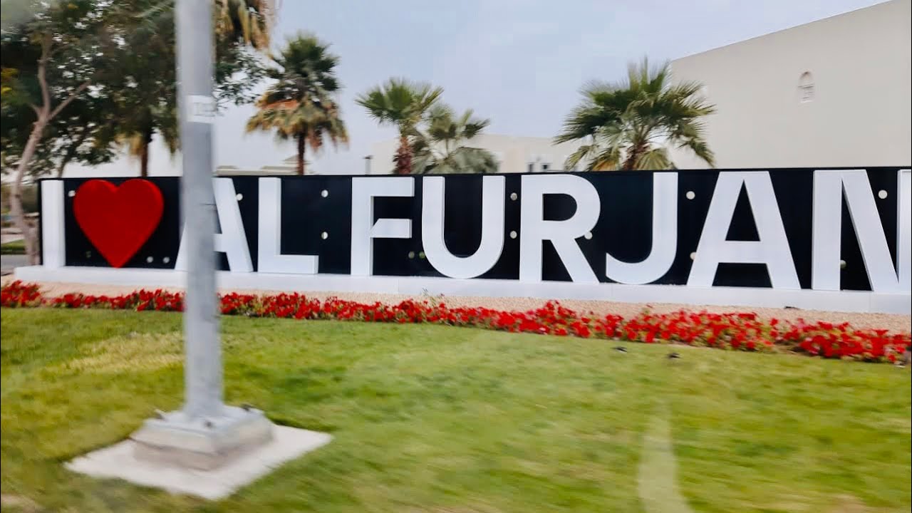 AL FURJAN | Dubai | United Arab Emirates , Full Walking Tour, Dubai walk, Explore peaceful AL FURJAN