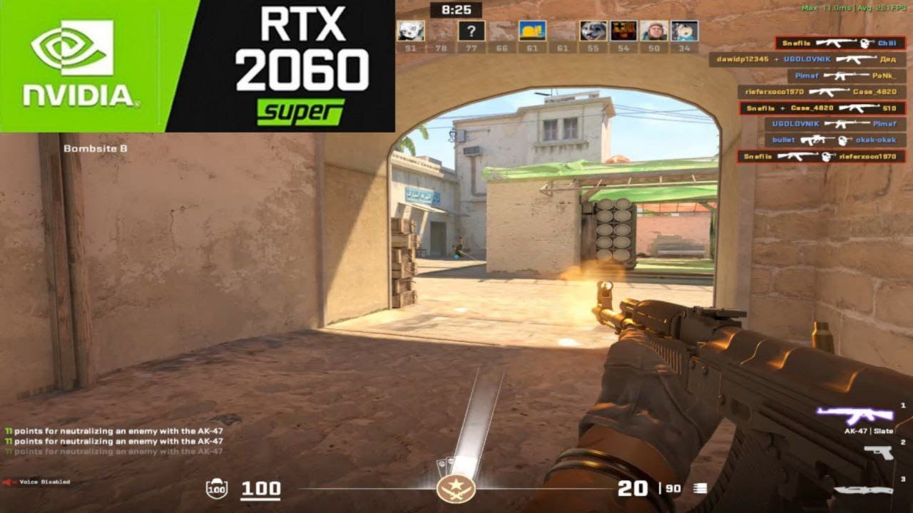 RTX 2060 Super + Ryzen 5 5600 | CS2