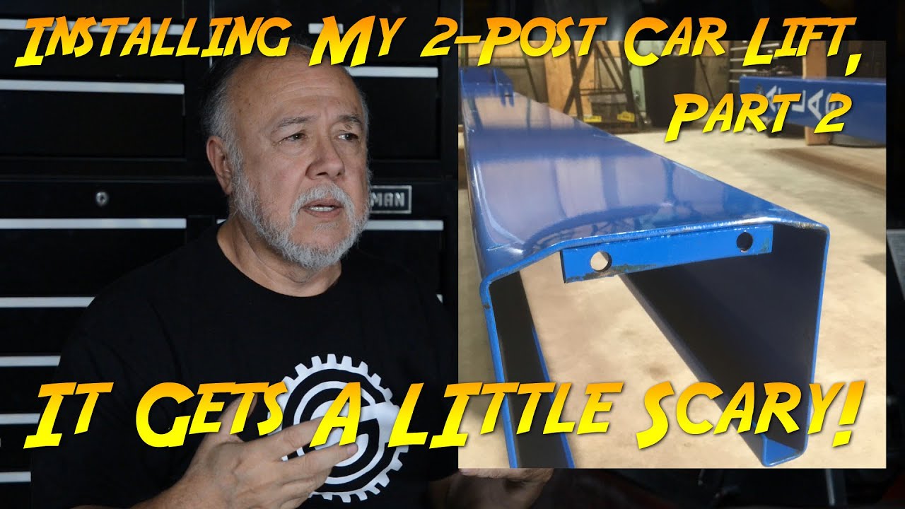 Part 2 - It gets scary: Installing a 12-foot lift into my 10-foot garage! (Atlas 90HSC)