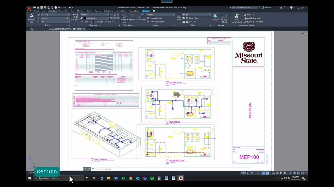 Lecture 9 Revit & Exporting/Sketchup