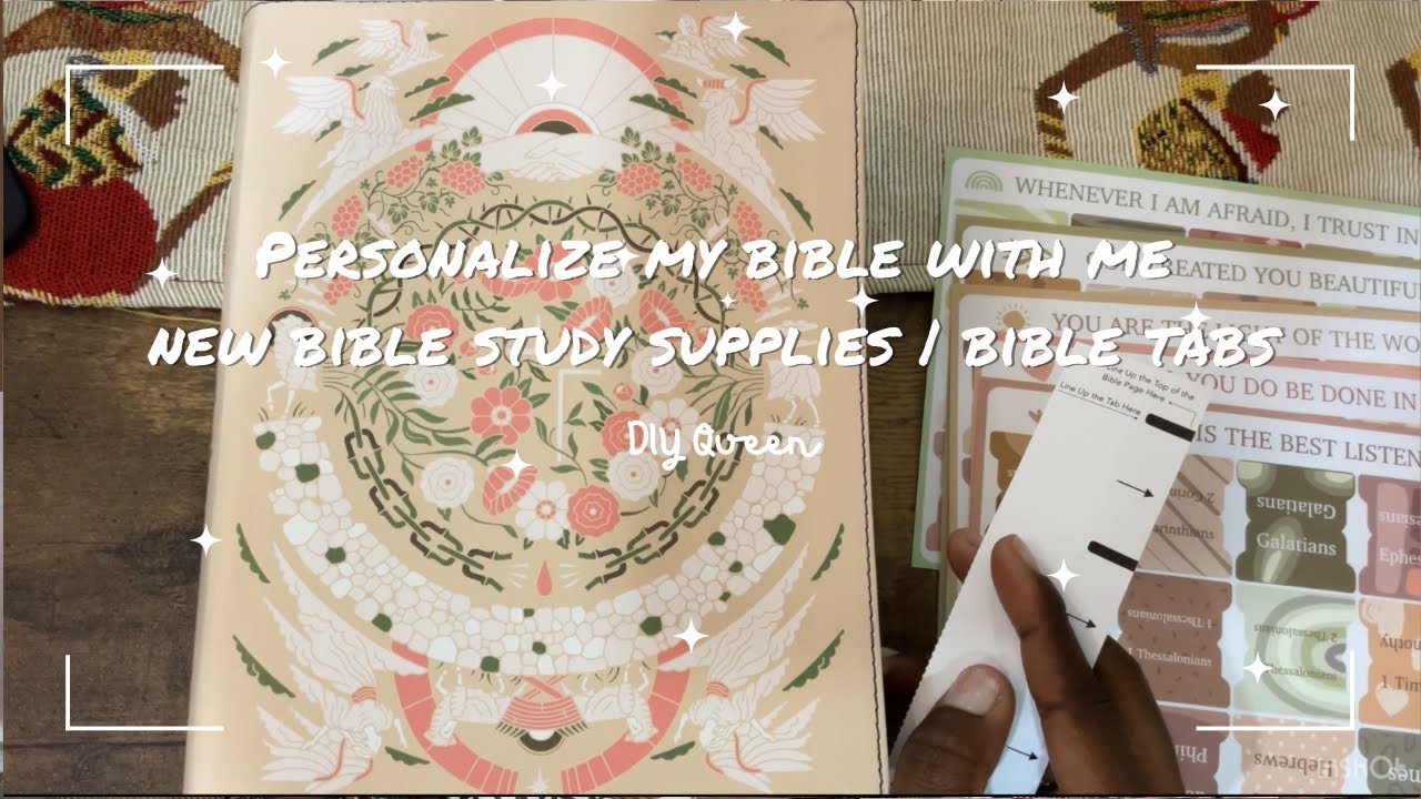 ASMR Personalize my Bible with me | New #unboxing #setup #journal #amazon #illustration #asmr #tabs