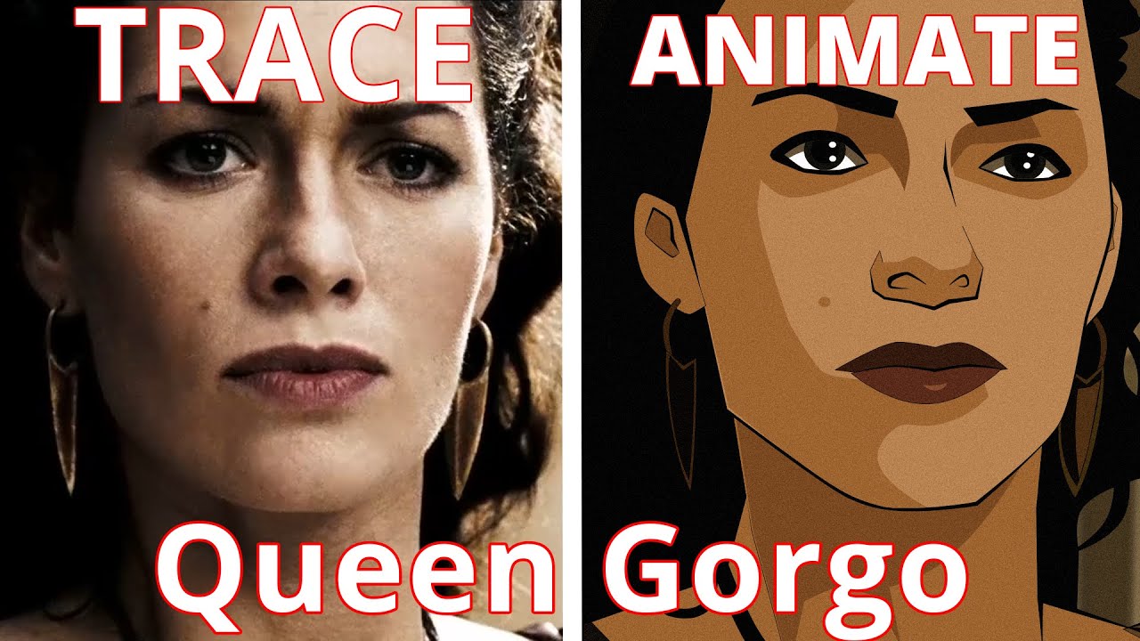 Trace & Animate: Queen Gorgo | 300