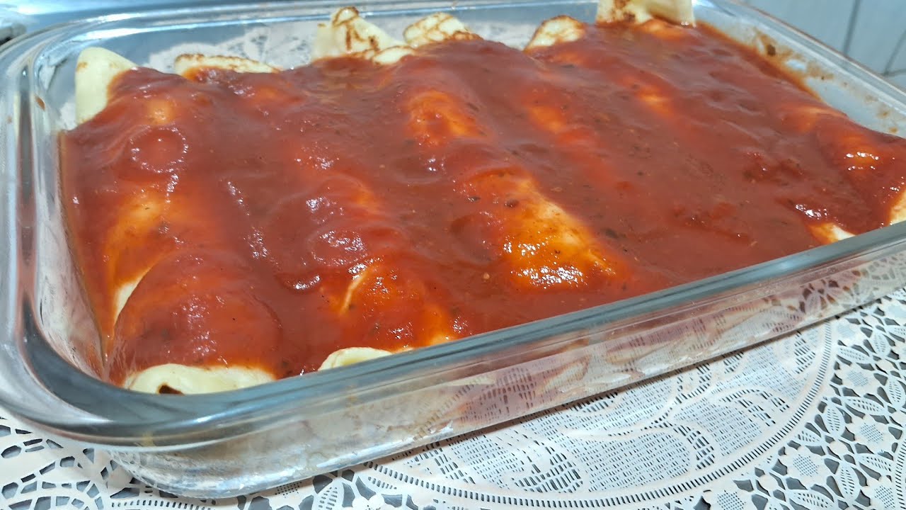 panqueca  de frango  simples