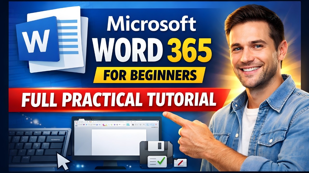 Microsoft Word 365 for Beginners in 60 Minutes | 😱 From Zero to Pro