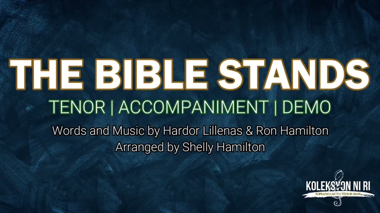 The Bible Stands | Tenor | Vocal Guide by Bro. Warren Jabolin