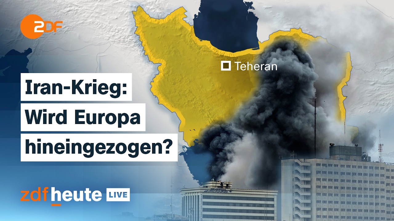 USA, Israel, Iran: Wie der Iran-Krieg Europas Sicherheitslage verändert | ZDFheute live
