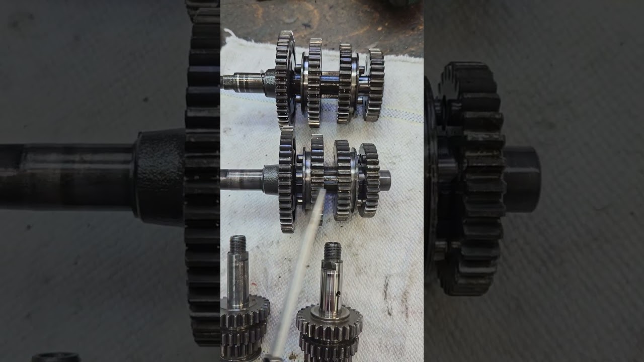 Kreidler Spezial Maschine. Super 4 Getriebe in einem RM RS Gehäuse. breit gezogen
