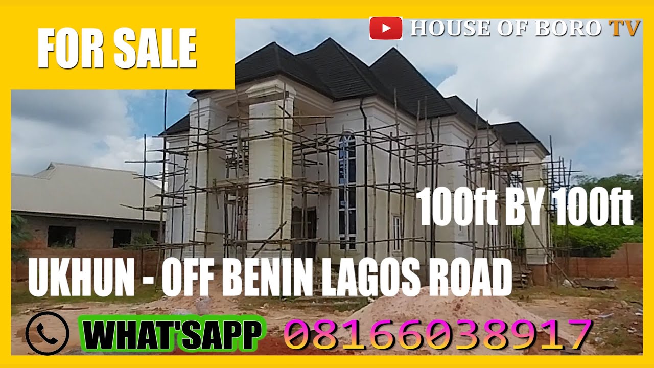 HOUSE FOR SALE IN BENIN CITY, EDO STATE NIGERIA -  IGUOVIOBO