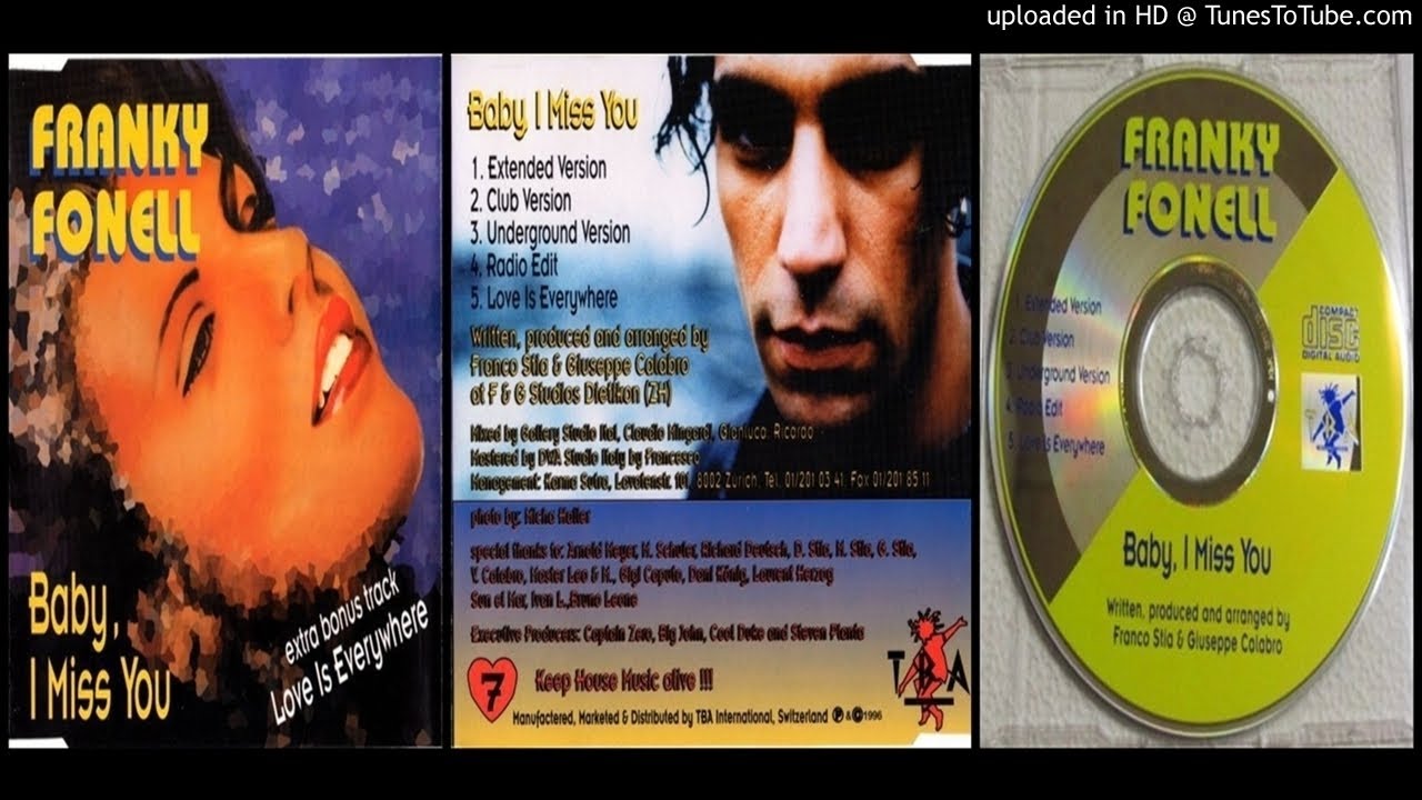 Franky Fonell &lrm;&ndash; Love Is Everywhere (Track taken from the single Baby, I Miss You &ndash; 1996)