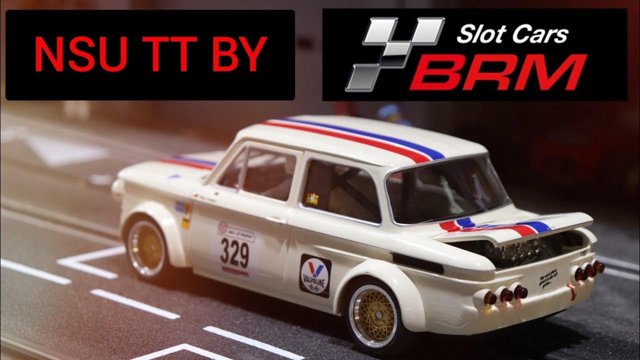 BRM NSU TT 1/24 SLOT CAR REVIEW, IS IT TIME YOU SWITCH TO 1/24 SCALE SLOT CARS??
