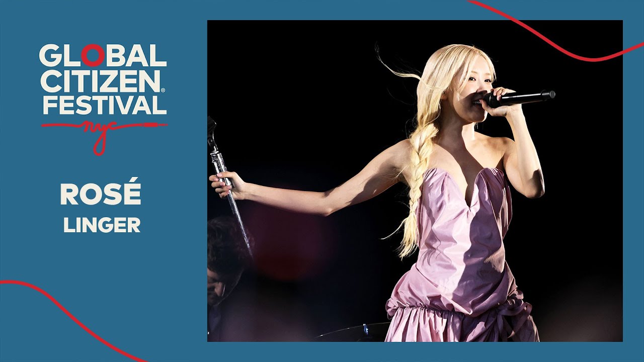 ROSÉ представляет «Linger» в Центральном парке | Фестиваль Global Citizen в Нью-Йорке 2025