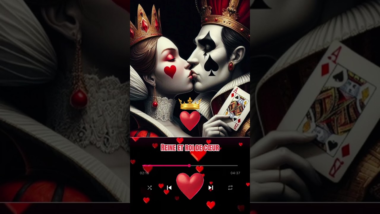 Reine et roi de cœur ❤️ #music #creationsurmesure #love #amour #newsong #song 