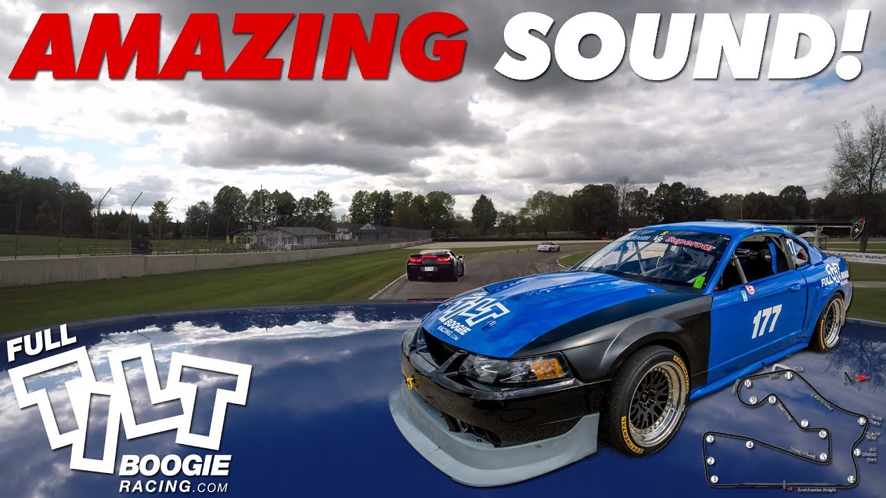 Mustang Race Car At Road America Insane Sound!