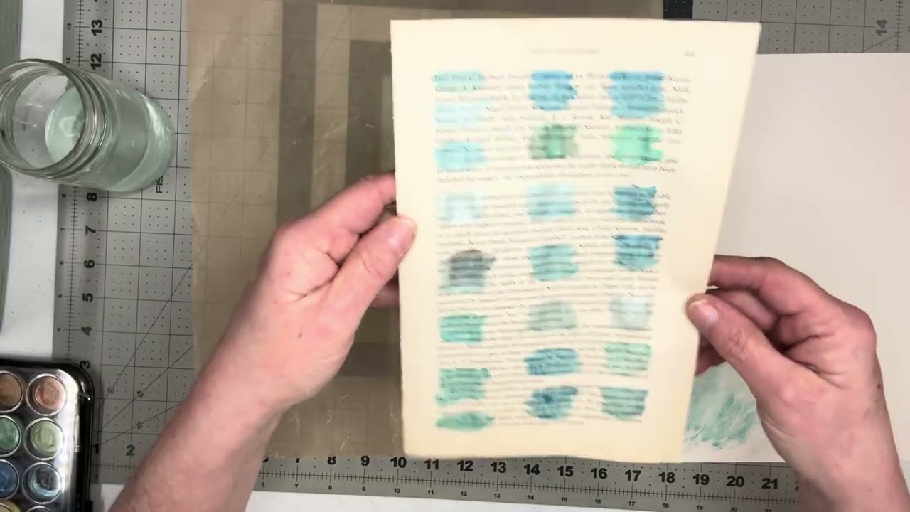 Watercolor mark making a first for me