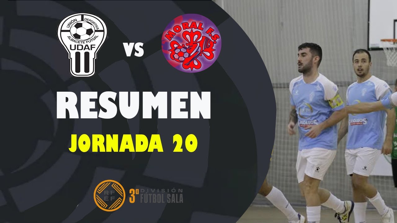RESUMEN UDAF AFANION - ACEITES MORAL ORO B  / (3-1) / JORNADA 20 / TERCERA DIVISION FS / Temp. 24/25