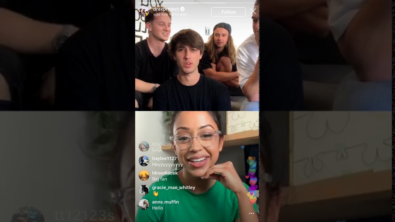 Liza Koshy Live With Drax Project!