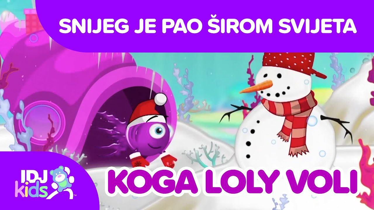 SNIJEG JE PAO SIROM SVIJETA // NAJLJEPSE DJECIJE PJESME // @IDJKidsBA
