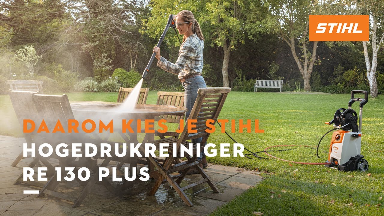 Wat zijn de voordelen van de hogedrukreiniger STIHL RE 130 PLUS?