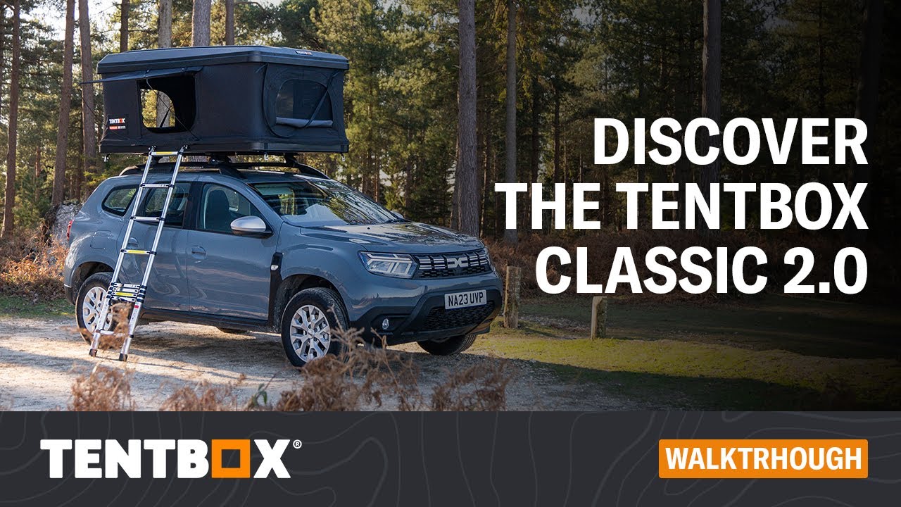 Откройте для себя палатку для крыши TentBox Classic 2.0