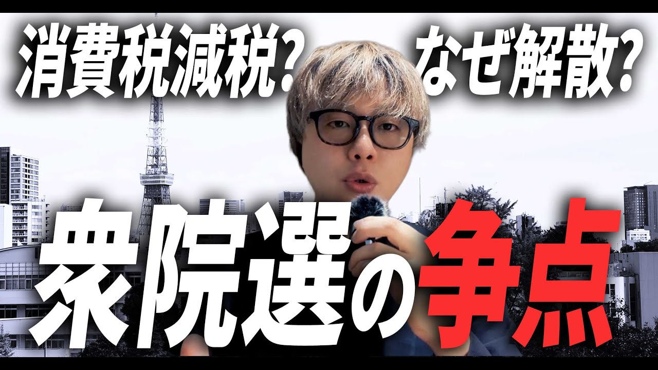2026年衆院選、争点は / 消費税減税の是非 / 解散の大義 / 二大政党制か多党制か / 中道、公明・創価学会票はどうなる