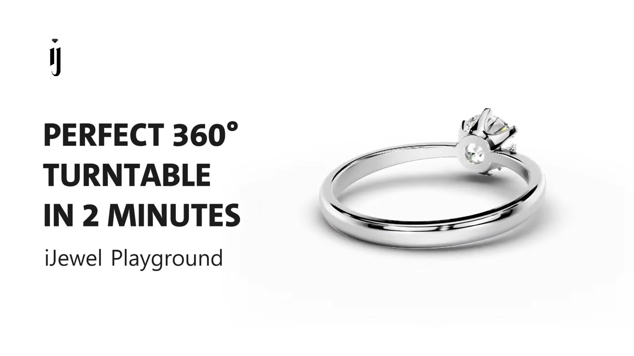 Perfect 360&deg; Turntable In 2 Minutes | iJewel Playground