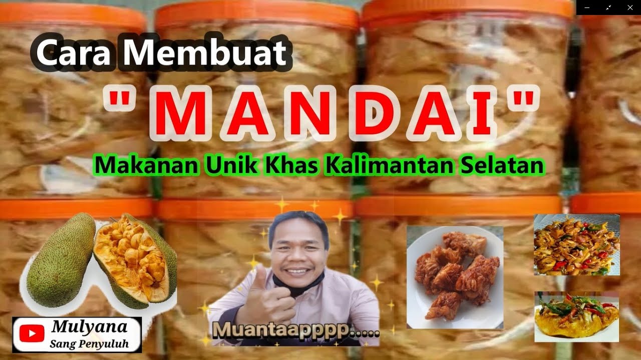 CARA MEMBUAT MANDAI (MAKANAN KHAS KALSEL) 2021