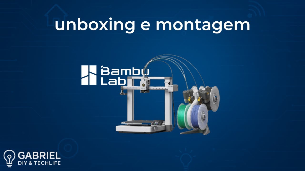 Impressão 3D fácil com a BambuLab A1 Combo! Unboxing e montagem!