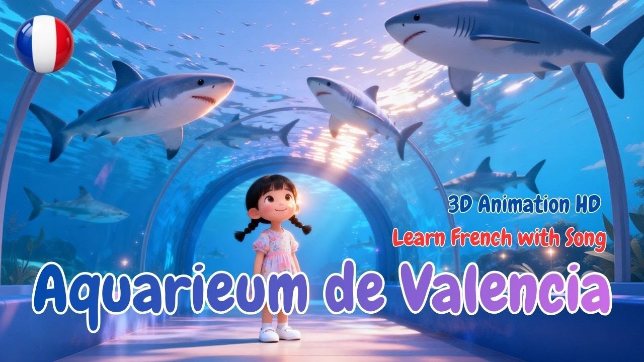 Nouvelle chanson d'enfant sortie:  Aquarium de Valencia, Quelle belle journée avec la famille!!!