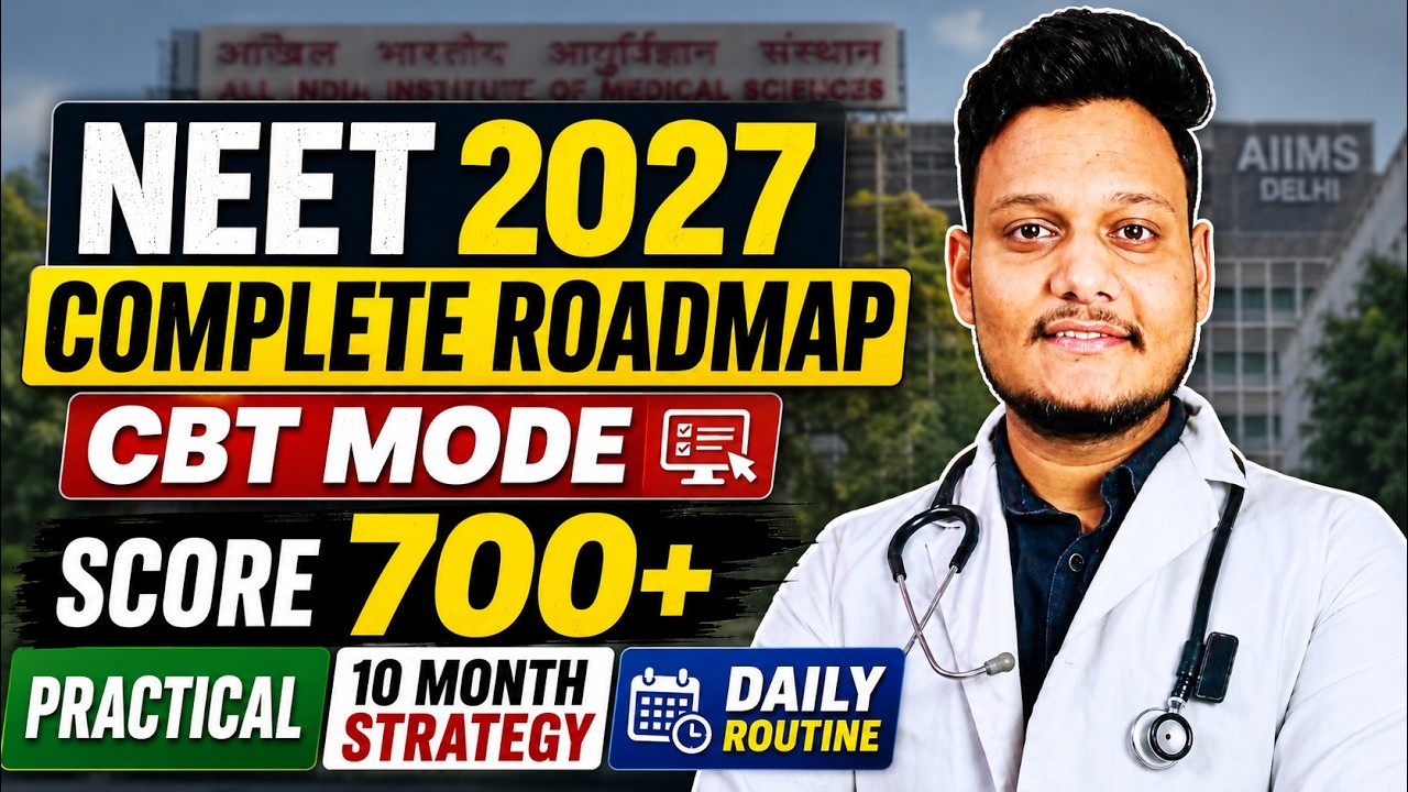 NEET 2027 Master Plan: Study Timetable, Resources & Strategy for 700+ Marks | #NEET2027 #neetstra...