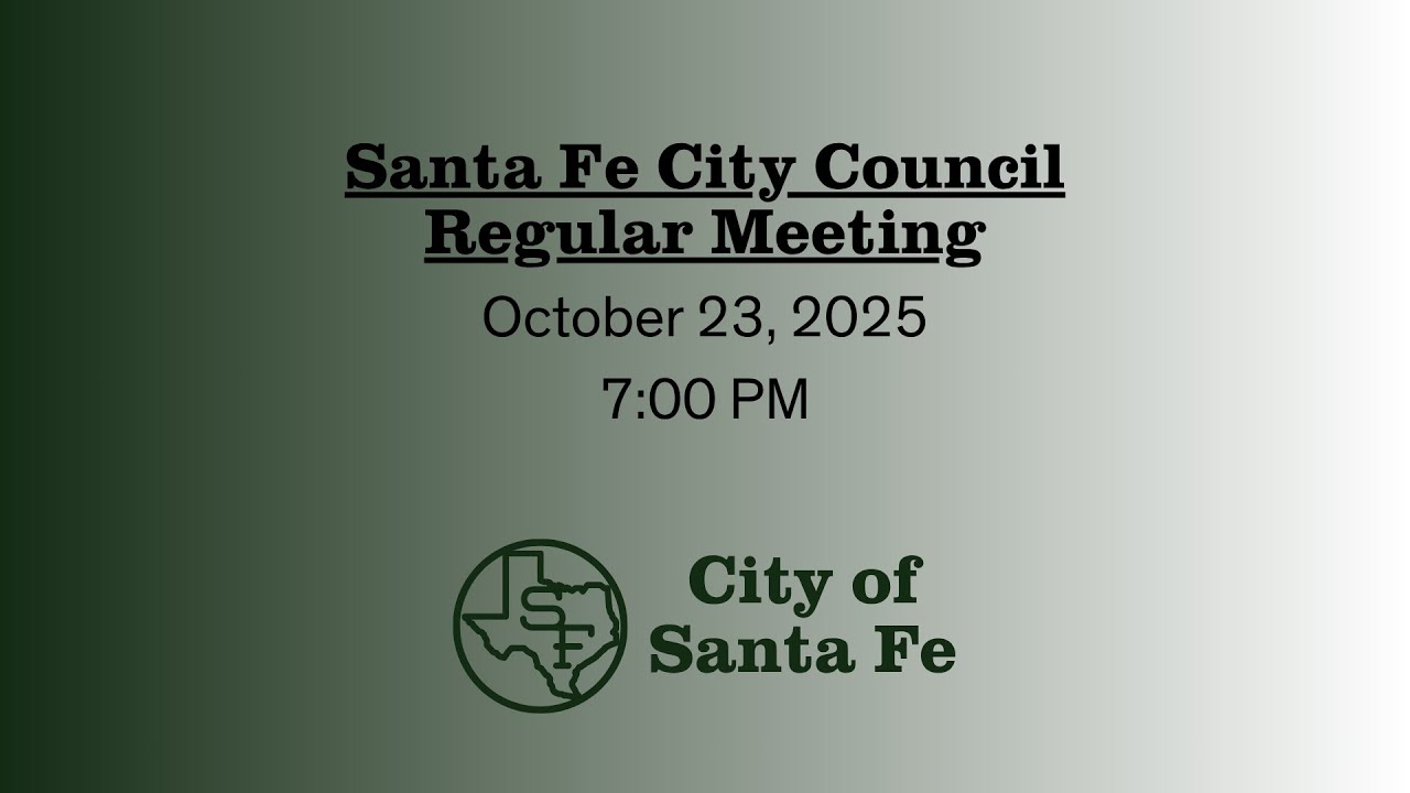 Santa Fe City Council Regular Meeting October 23, 2025