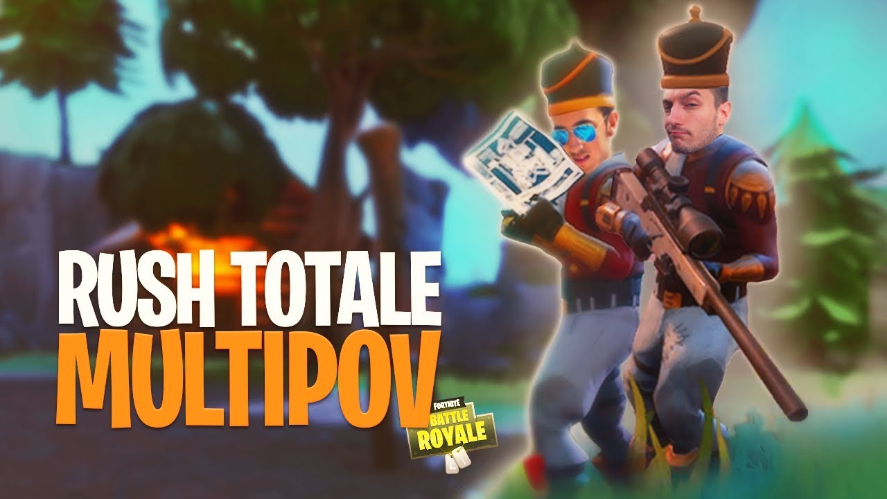 RUSH TOTALE & FINALE DA BRIVIDO in MULTIPOV! [Fortnite Battle Royale]