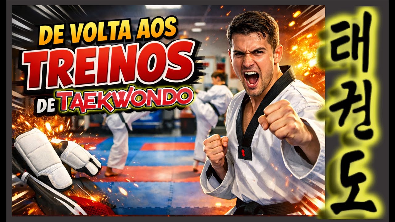 DE VOLTA AOS TREINOS DE TAEKWONDO