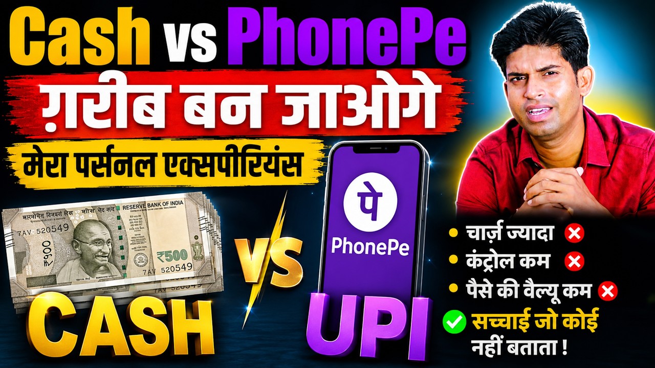 Cash vs UPI why indians are going broke
