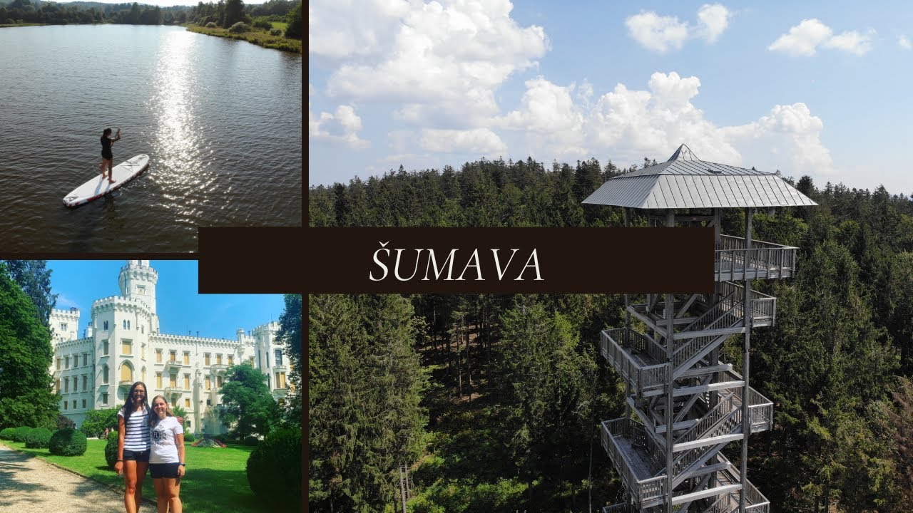 &Scaron;umava National Park | Czech Republic from drone | Walking tour | Paddleboard
