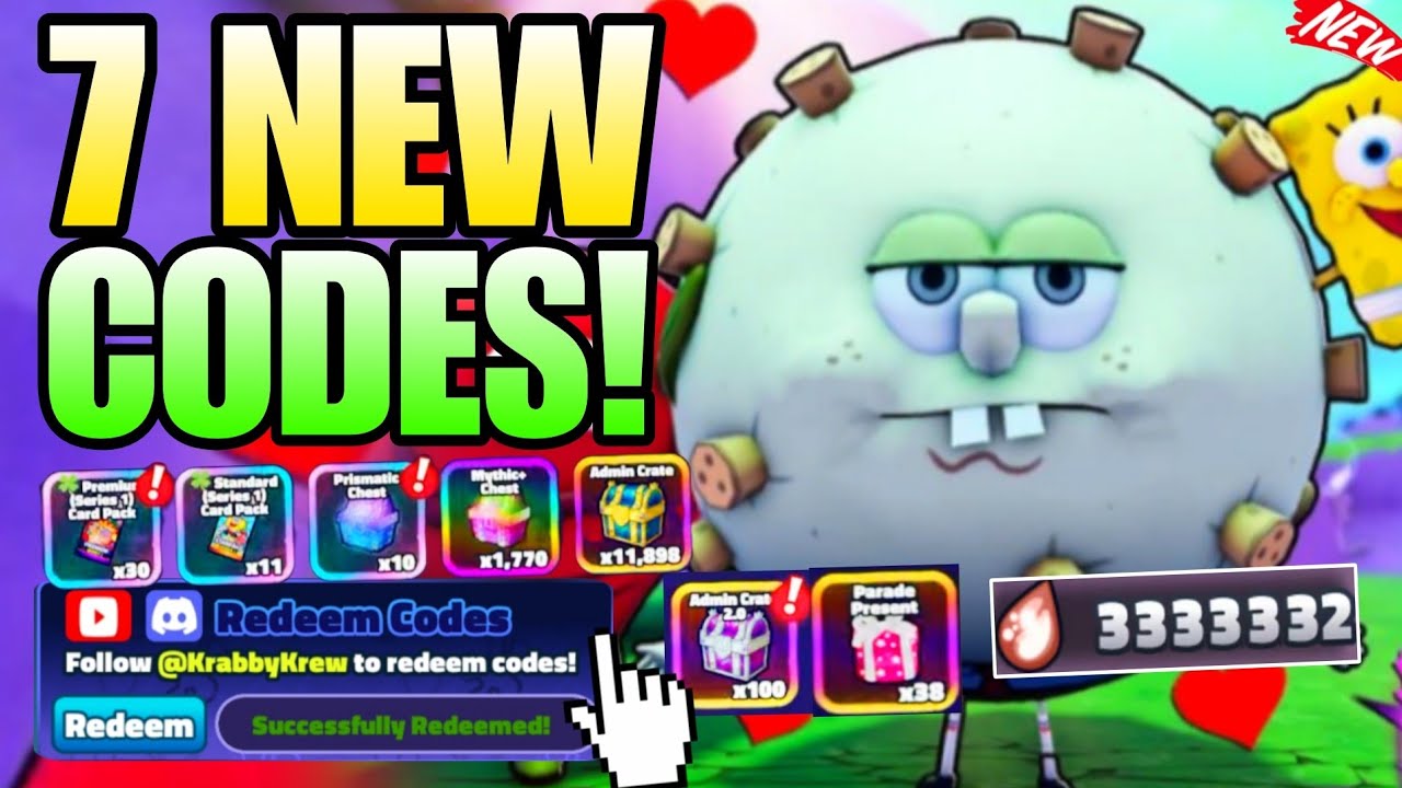 *VALENTINES UPDATE* ALL WORKING CODES FOR SPONGEBOB TOWER DEFENSE IN 2026 - ROBLOX TD CODES 2026