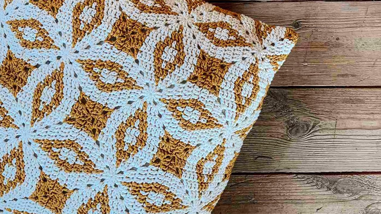 Оригинальный способ связать подушку крючком. @Катя SHODDI CROCHET вязание крючком