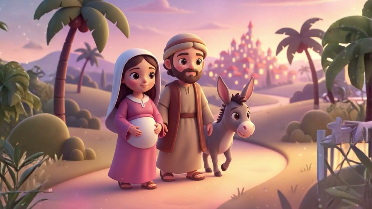 María y José Rumbo a Belén   Navidad