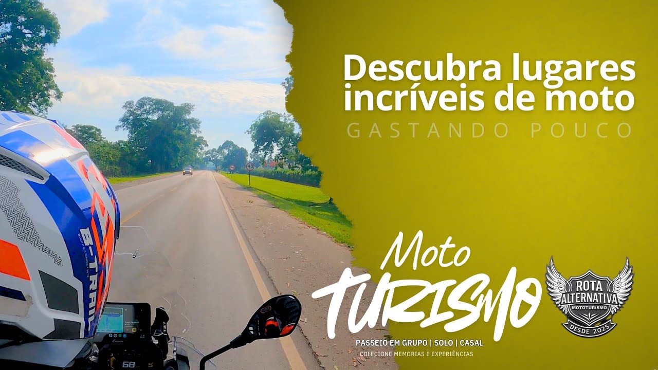 Como eu faço para descobrir lugares incríveis de moto, gastando menos de 50 pila no final de semana.