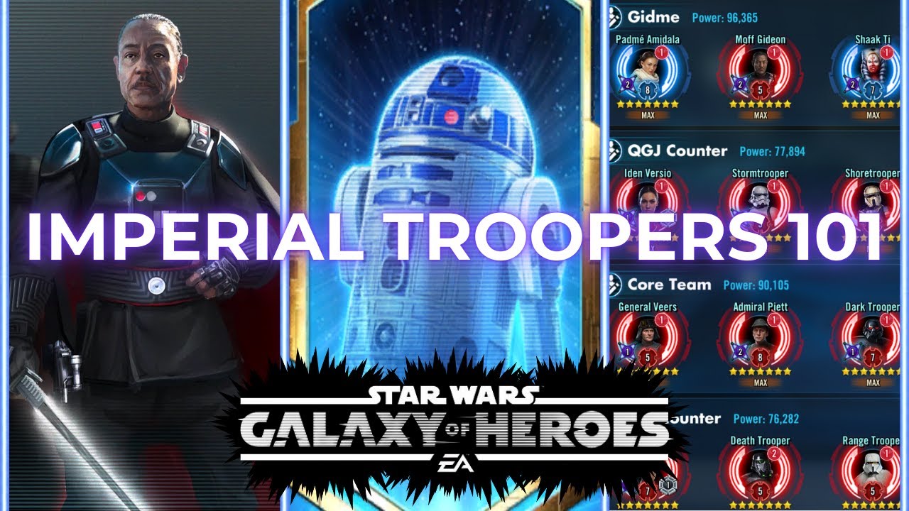 How to Zeta, Mod and Use R2D2 Lightspeed Bundle Characters in SWGOH