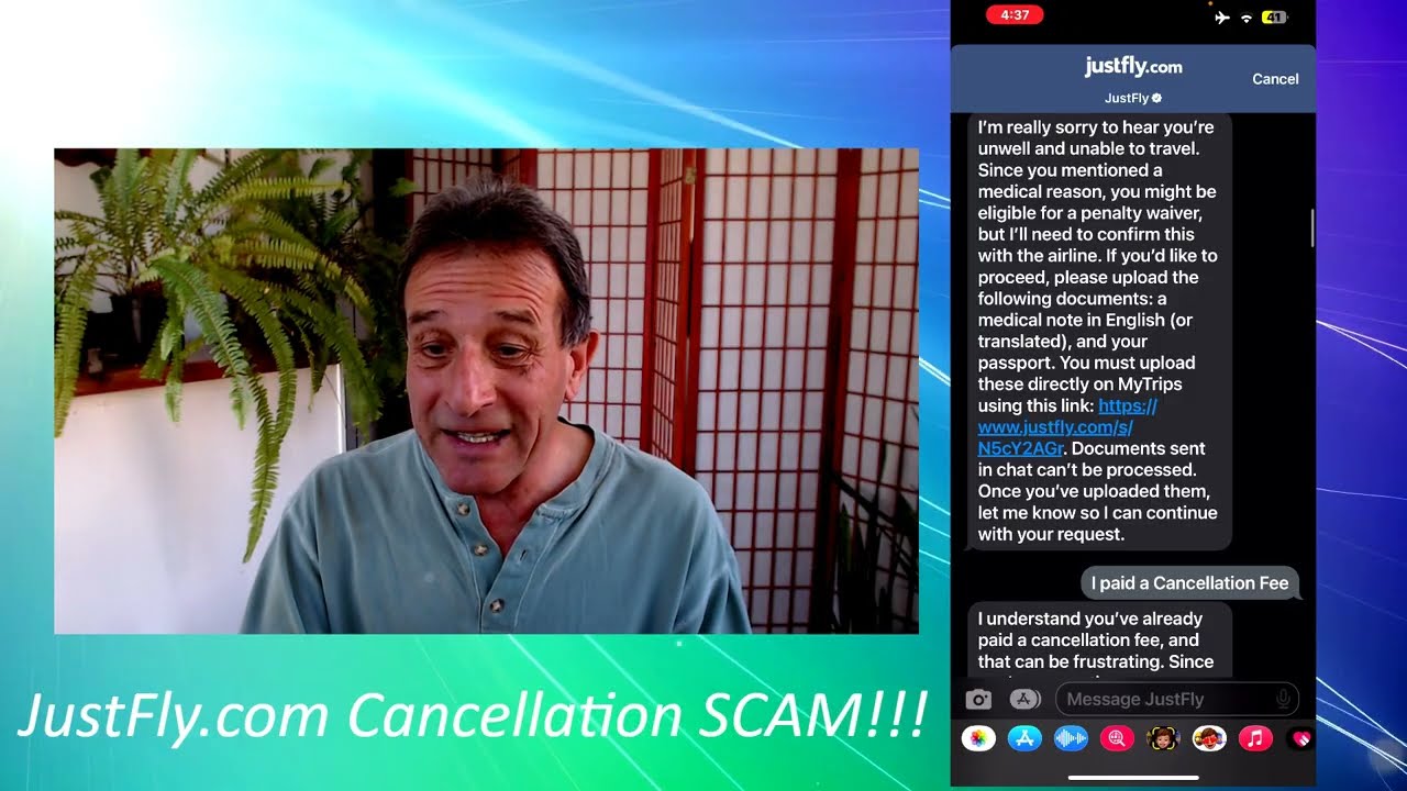 Call to JustFly.com Cancellation Fees SCAM! Don't Buy Airline Tickets through JustFly! No Refunds!!!