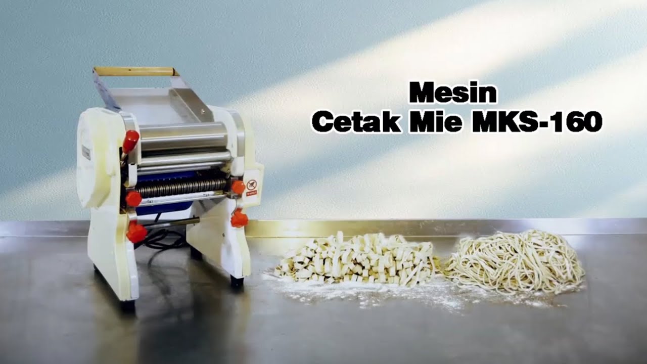 Mulai Usaha Mie Modal Hemat! Mesin Cetak Mie MKS-160 Maksindo | Serbaguna & Mudah Dipakai