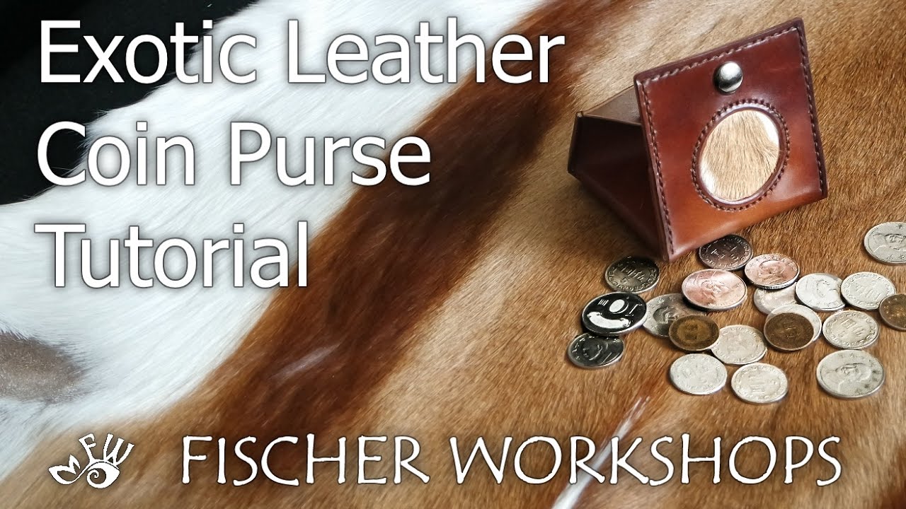 Exotic Leather Coin Purse Tutorial