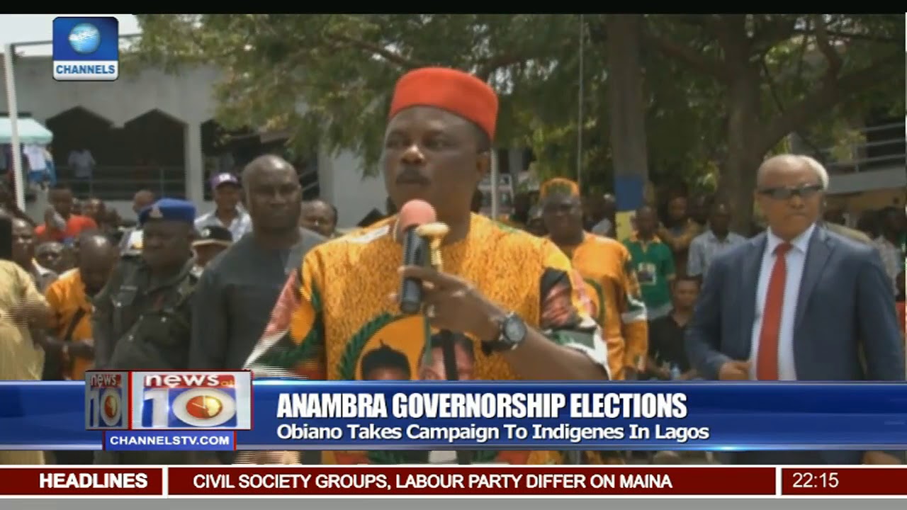 Anambra Elections Obiano Takes Campaign To Indigines In Lagos