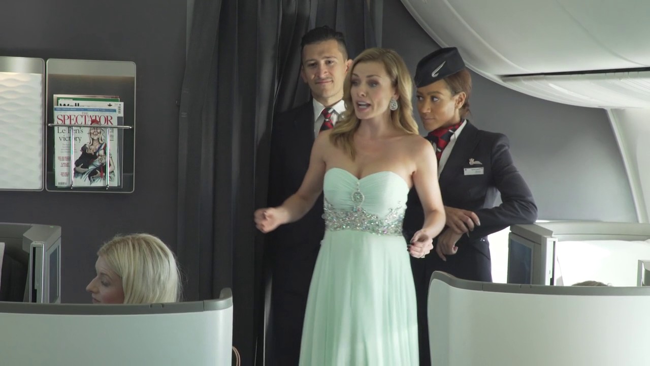 British Airways-  World’s first ballet and musical performance at 41,000 feet