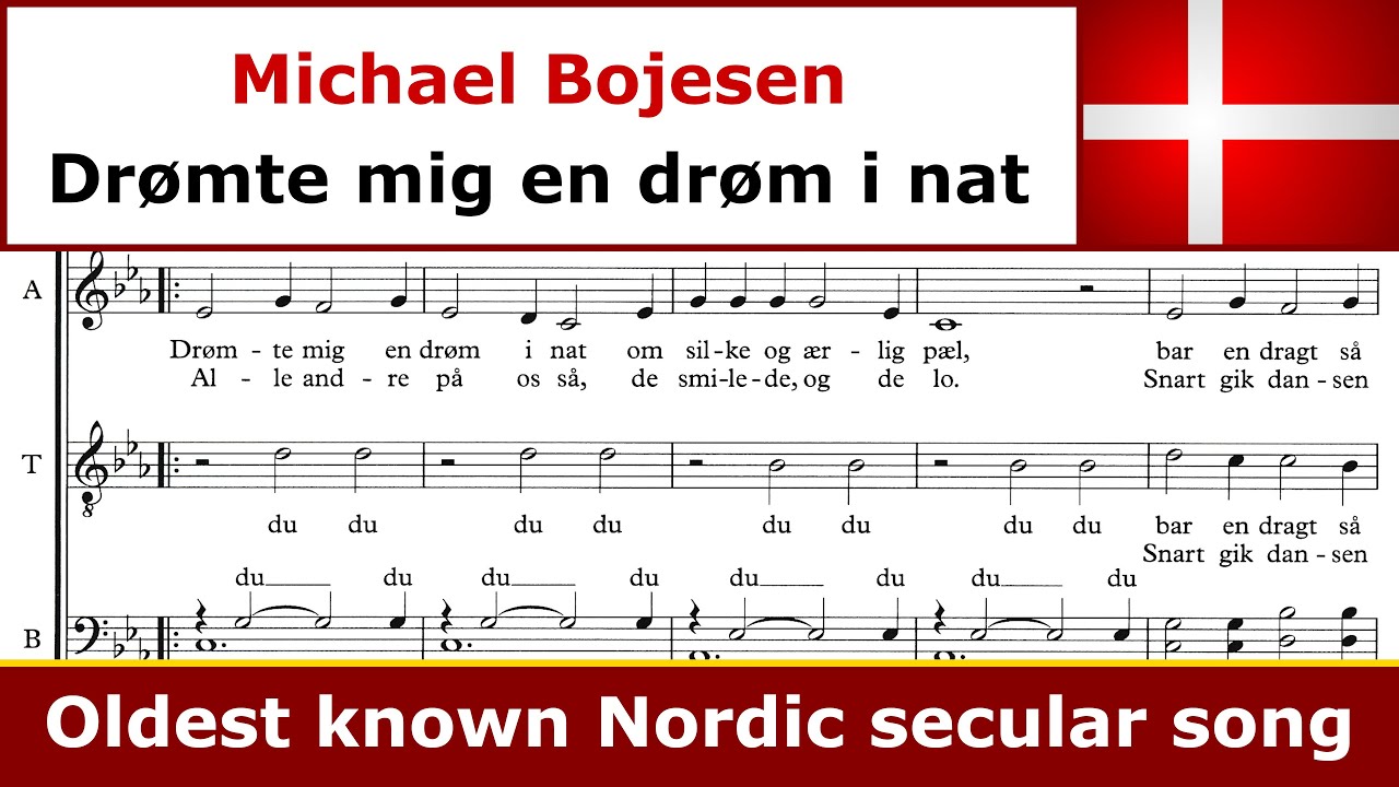 Michael Bojesen - Dr&oslash;mte mig en dr&oslash;m i nat (DR VokalEnsemblet)