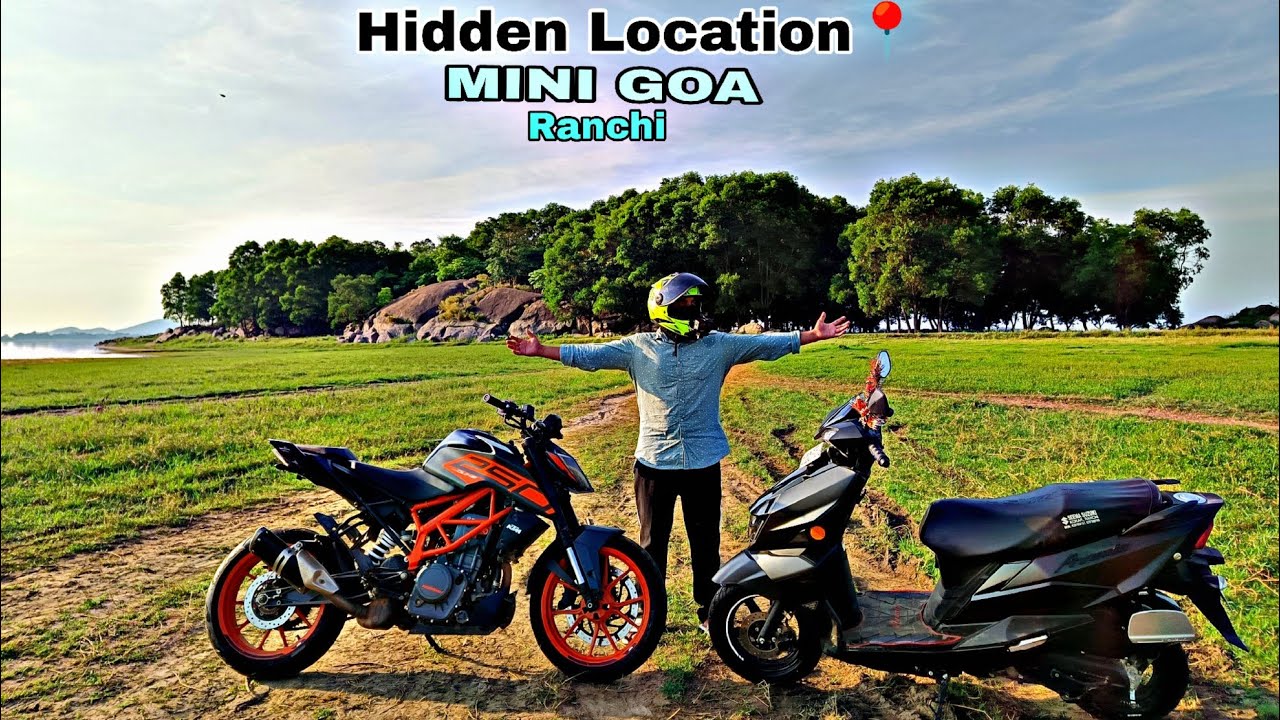 Hidden Location📍 Mini Goa 🌴😍 Ranchi l Morning Ride 🏍 Hatwal Island🏝