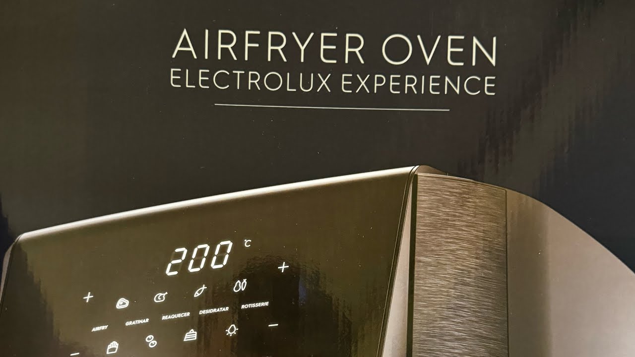 Fritadeira Elétrica Sem Óleo Air Fryer Oven Electrolux Experience Digital Por Rita Lobo EAF90 12L